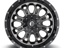 Aluminum Wheels 18X9 Crush D561 8 On 165.1 Gloss Black Double Dark Tint Machined Face 125.2 Bore 20 Offset 8 Spoke Fuel Off Road Wheels