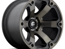 Aluminum Wheels 17X9 Beast D564 5 On 139.7 Matte Black/Machined Dark Tint 108 Bore -12 Offset 6 Spoke Fuel Off Road Wheels