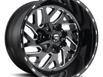 Aluminum Wheels 22X10 Triton D581 5 On 114.3/5 On 127 Gloss Black/Milled 78.1 Bore -18 Offset Mesh Spoke Fuel Off Road Wheels