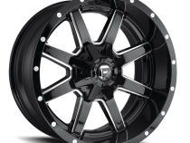 Aluminum Wheels 20X10 Maverick D610 5 On 139.7/5 On 150 Gloss Black/Milled 110.3 Bore -18 Offset Fuel Off Road Wheels