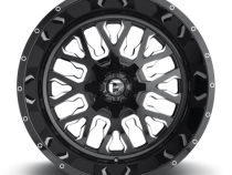 Aluminum Wheels 22X10 Stroke D611 8 On 170 Gloss Black Milled 125.1 Bore -18 Offset Fuel Off Road Wheels