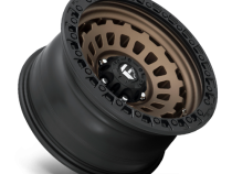 Aluminum Wheels 18X9 Zephyr D634 6 On 135 Matte Bronze W/Black Bead Ring 87.1 Bore 1 Offset Fuel Off Road Wheels