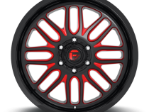 Aluminum Wheels 22X10 Ignite D663 6 On 135 Gloss Black Red Tinted Clear 87.1 Bore -18 Offset Fuel Off Road Wheels