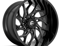 Aluminum Wheels 22X10 Runner D741 5 On 139.7 Gloss Black Milled 78 Bore -18 Offset Fuel Off Road Wheels