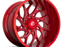 Aluminum Wheels 22X10 Runner D742 6 On 135 Candy Red Milled 87.1 Bore -18 Offset Fuel Off Road Wheels