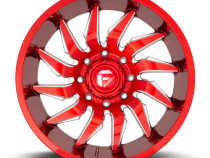 Aluminum Wheels 22X10 Saber D745 6 On 135 Candy Red Milled 87.1 Bore -18 Offset Fuel Off Road Wheels