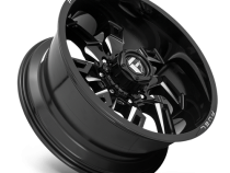 Aluminum Wheels 22X10 Lockdown D747 6 On 135 Gloss Black Milled 87.1 Bore -18 Offset Fuel Off Road Wheels