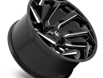 Aluminum Wheels 22X10 Reaction D753 5 On 139.7/5 On 150 Gloss Black/Milled 110.2 Bore -18 Offset Fuel Off Road Wheels