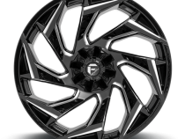 Aluminum Wheels 22X10 Reaction D753 5 On 139.7/5 On 150 Gloss Black/Milled 110.2 Bore -18 Offset Fuel Off Road Wheels