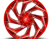 Aluminum Wheels 20X9 Reaction D754 5 On 114.3/5 On 127 Candy Red/Milled 78.1 Bore 20 Offset Fuel Off Road Wheels