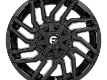 Aluminum Wheels 22X12 Typhoon D776 8 On 165.1 Gloss Black 125.2 Bore -44 Offset Fuel Off Road Wheels