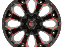 Aluminum Wheels 20X10 Assault D787 8 On 165.1 Matte Black Milled Red Tint 125.1 Bore -18 Offset Fuel Off Road Wheels