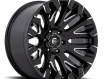 Aluminum Wheels 18X9 Quake D828 5 On 139.7 Gloss Black Milled 78.1 Bore 1 Offset Fuel Off Road Wheels