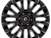 Aluminum Wheels 20X9 Quake D828 5 On 139.7 Gloss Black Milled 78.1 Bore 1 Offset Fuel Off Road Wheels
