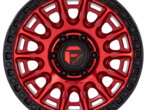 Aluminum Wheels 17X9 Cycle D834 6 On 139.7 Candy Red/Black Ring 106.1 Bore 1 Offset 36 Lbs Fuel Off Road Wheels