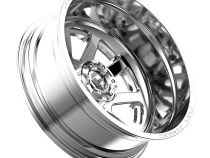 Dually Wheels 22X8.5 FF09D Dually DE09 PO 10 On 225 Polished 170.1 Bore -202 Offset Outer Dually Fuel Off Road Wheels