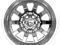 Dually Wheels 24X8.25 FF09D Dually DE09 PO 10 On 225 Polished 170.1 Bore -225 Offset Outer Dually Fuel Off Road Wheels
