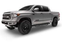 Nerf Step Bar Wheel-to-Wheel without Bed Access (2 Steps per Side) 3 Inch Main Tube Diameter 2015-2025 Ford F-150 5 Foot 7 Inch SuperCrew Gloss Black NFab