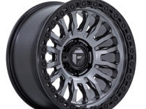 Aluminum Wheels 20X10 Rincon SBL FC857AB 8 On 180 Matte Gunmetal Gray Matte Black Lip 124.2 Bore -18 Offset Fuel Off Road Wheels