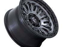 Aluminum Wheels 20X10 Rincon SBL FC857AB 8 On 180 Matte Gunmetal Gray Matte Black Lip 124.2 Bore -18 Offset Fuel Off Road Wheels