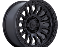 Aluminum Wheels 18X9 Rincon SBL FC857MB 8 On 180 Matte Black/Gloss Black Lip 124.2 Bore -12 Offset Fuel Off Road Wheels