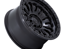 Aluminum Wheels 18X9 Rincon SBL FC857MB 8 On 180 Matte Black/Gloss Black Lip 124.2 Bore -12 Offset Fuel Off Road Wheels