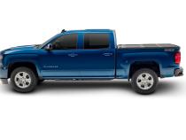 Tonneau Cover Flex 2007-2013 Chevrolet Silverado/GMC Sierra 5 Foot 9 Inch Bed Crew Cab Without Cargo Management System With Bed Rail Caps Black Textured UnderCover