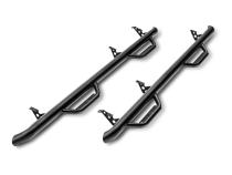 Nerf Step Bar Cab Length (2 Steps per Side) 2015-2022 Chevy Colorado/GMC Canyon Extended Cab Textured Black NFab