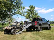 1 Pair Heavy Duty 14 Foot Aluminum Loading Ramps 15 Inch x 168 Inch 4K Capacity Per Ramp Gen Y Hitch