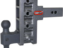 Mega Duty 2.5 Inch Offset Shank 3 Inch rise, 6 Inch Drop 3.5K TW 32K Hitch &amp;amp; GH-0161 Dual-Ball Gen Y Hitch
