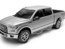 Podium Step SS Cab Length (2 Steps per Side) 3 Inch Main Tube Diameter 2017-2026 Ford F-250/350 SuperCab Polished Stainless NFab