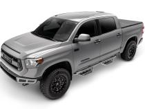 Podium Step SS Cab Length (2 Steps per Side) 3 Inch Main Tube Diameter 2007-2021 Toyota Tundra Double Cab Polished Stainless NFab