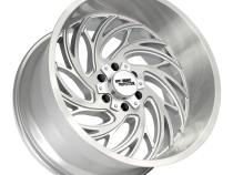 Aluminum Wheels 20x10 M29 BFS Series Brushed Face Silver 8 On 180 Bolt Pattern -19 Offset Off Road Monster