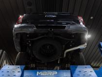 2024-Up Ford Ranger 2.3L Ecoboost Armor Lite Aluminized Steel 3-Inch Cat-Back Single Side Exit with Polished Tip MBRP
