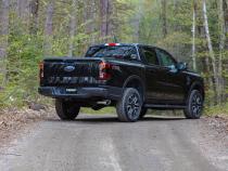 2024-Up Ford Ranger 2.3L Ecoboost Armor BLK Black-Coated Aluminized Steel 3-Inch Cat-Back Single Side Exit with Black Tip MBRP