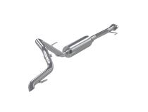 03-24 Toyota 4Runner 11-16 Toyota Land Cruiser Prado Armor Pro T304 Stainless Steel 2.5 Inch Cat-Back High Clearance Turn Down Single Rear Exit MBRP Exhaust System