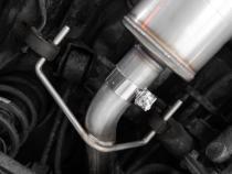 03-24 Toyota 4Runner 11-16 Toyota Land Cruiser Prado Armor Pro T304 Stainless Steel 2.5 Inch Cat-Back High Clearance Turn Down Single Rear Exit MBRP Exhaust System