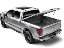 Tonneau Cover Elite LX 2024-2025 Ford F-150 5 Foot 7 Inch Bed Crew Cab With Pro-Access Tailgate Race Red UnderCover