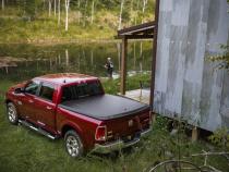 Tonneau Cover SE 2019-2024 (New Body Style) Ram 5 Foot 7 Inch Bed, Crew Cab Without RamBox Without Multifunction Tailgate Black Textured UnderCover