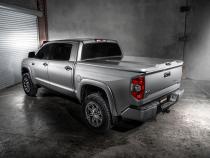 Tonneau Cover Elite LX 2022-2025 Toyota Tundra 6 Foot 7 Inch Bed With Deck Rail System Dark Blue UnderCover