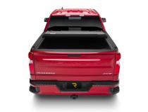 Tonneau Cover Ultra Flex 2016-2024 Nissan Titan 5 Foot 7 Inch Bed Crew Without Utili-Track System Matte Black Finish UnderCover